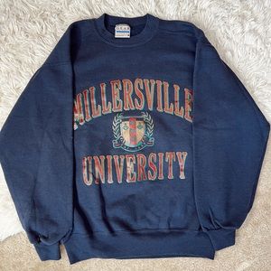 Navy Blue Millersville University Crewneck